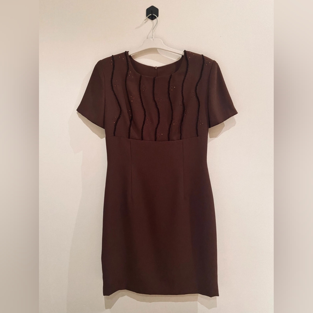 Elegant Brown Dress